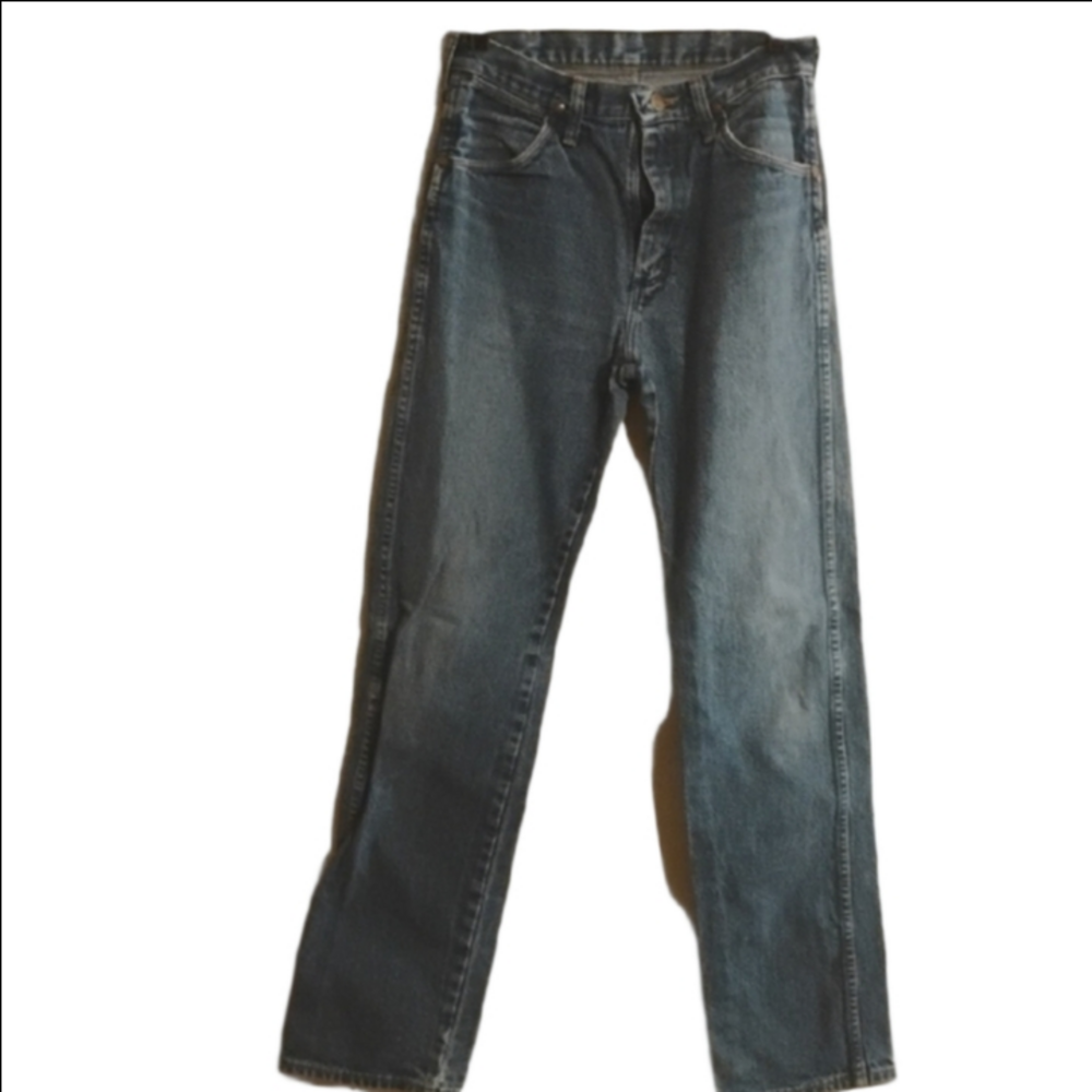 Wrangler Men's/ Woman's Classic Blue Straight Leg Jeans, Size 26. Great For Fall